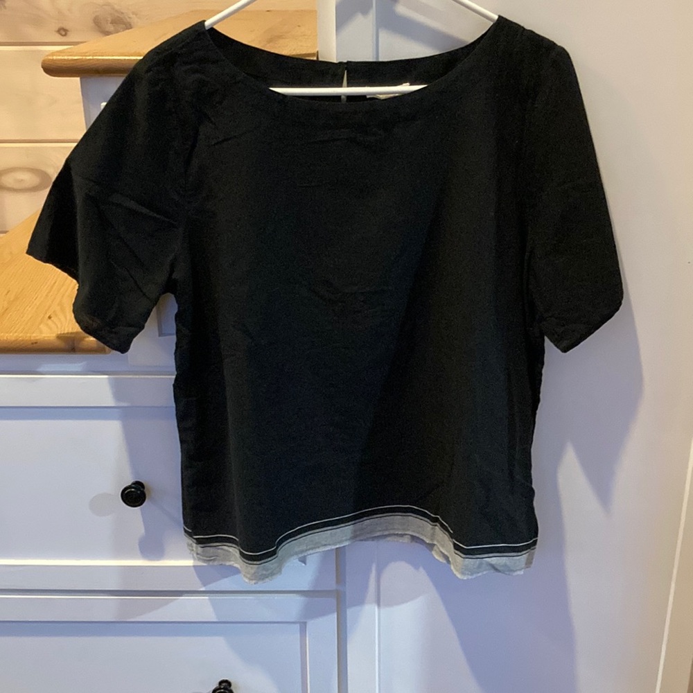 Eileen Fisher Bateau NK Top